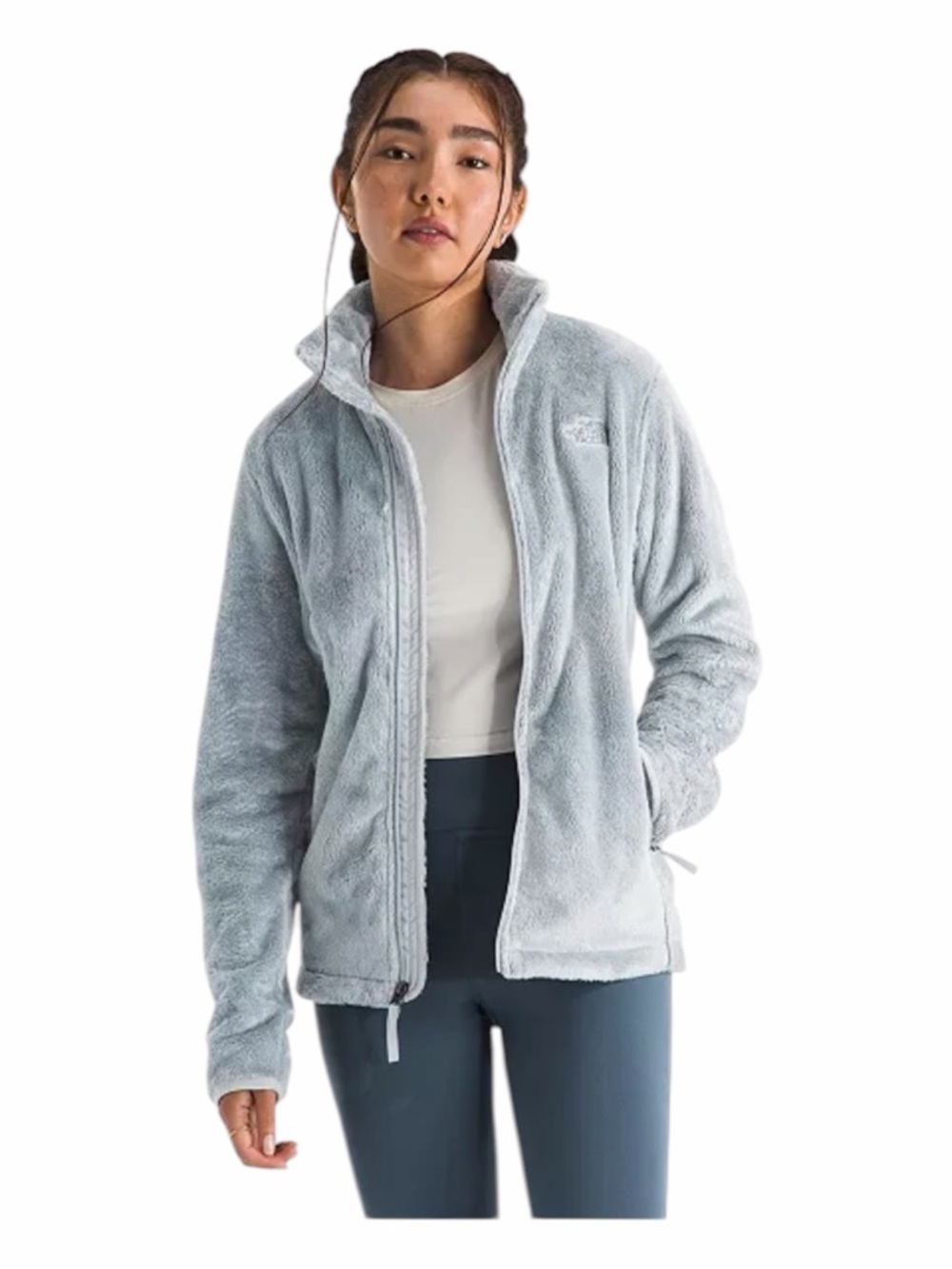 The North Face Osito Jacket Gray | Full Zip | Large